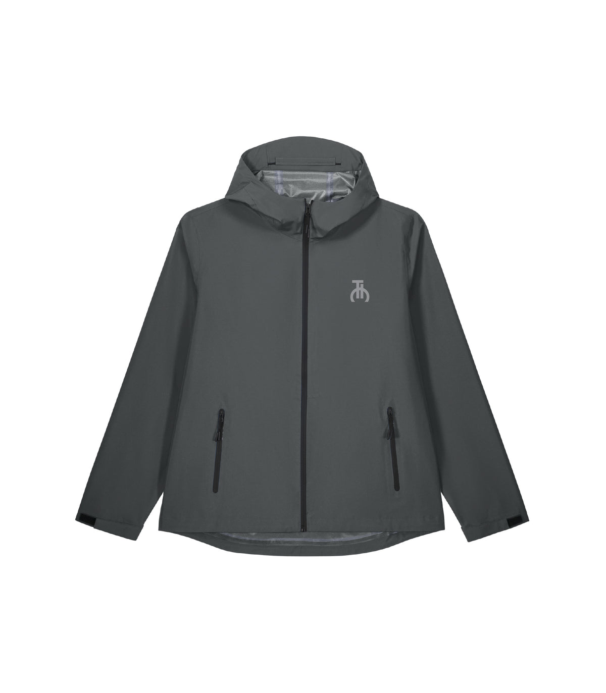 Talk Is Cheap Water-Repellent Functional Jacket in Anthrazit, Vorderansicht