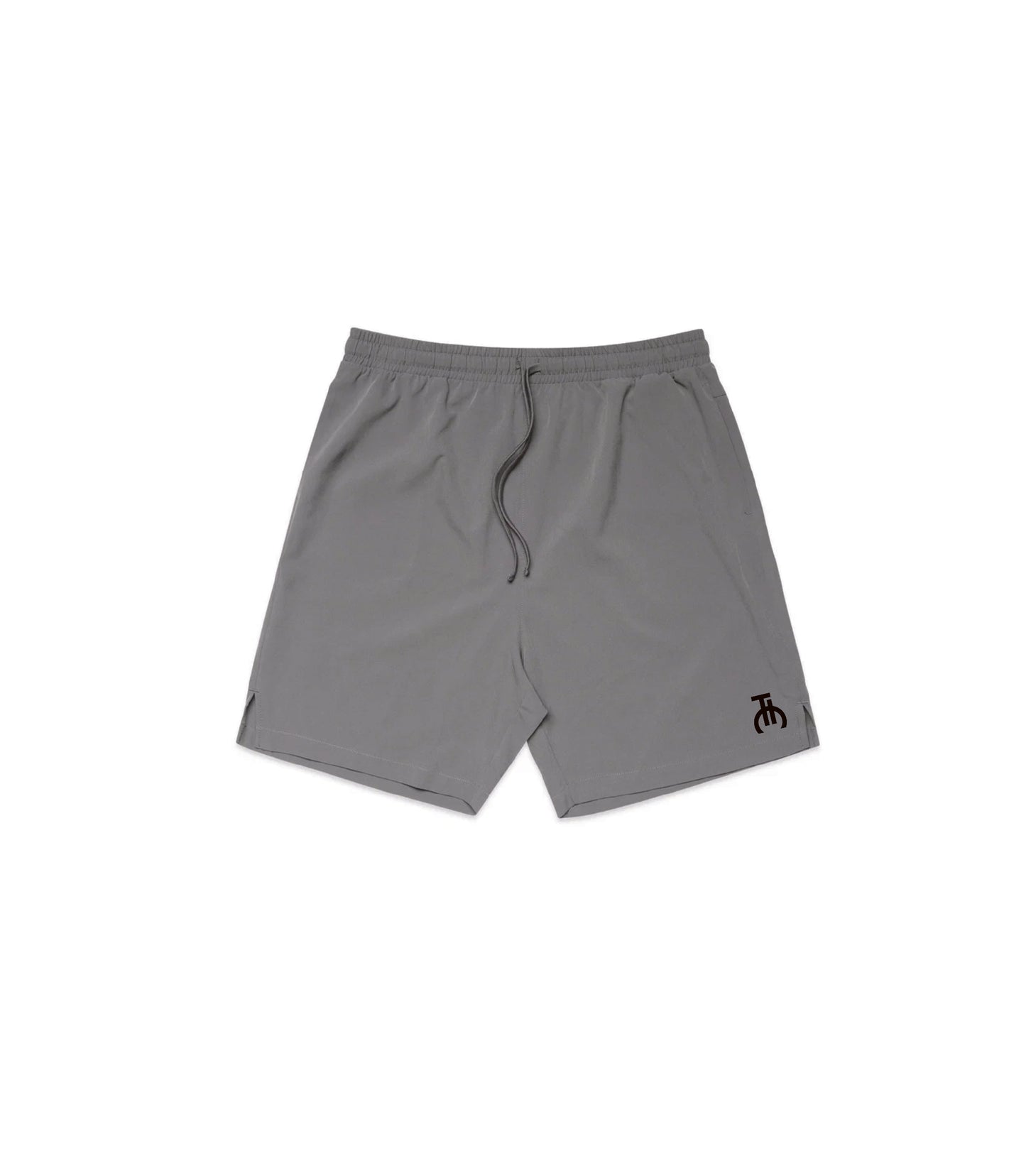 Talk is Cheap kurze Trainingshose grau Herren, Vorderansicht, Active Shorts