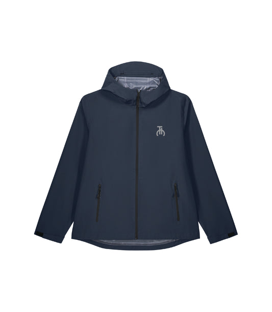 Talk Is Cheap Water-Repellent Functional Jacket in Navy, Vorderansicht