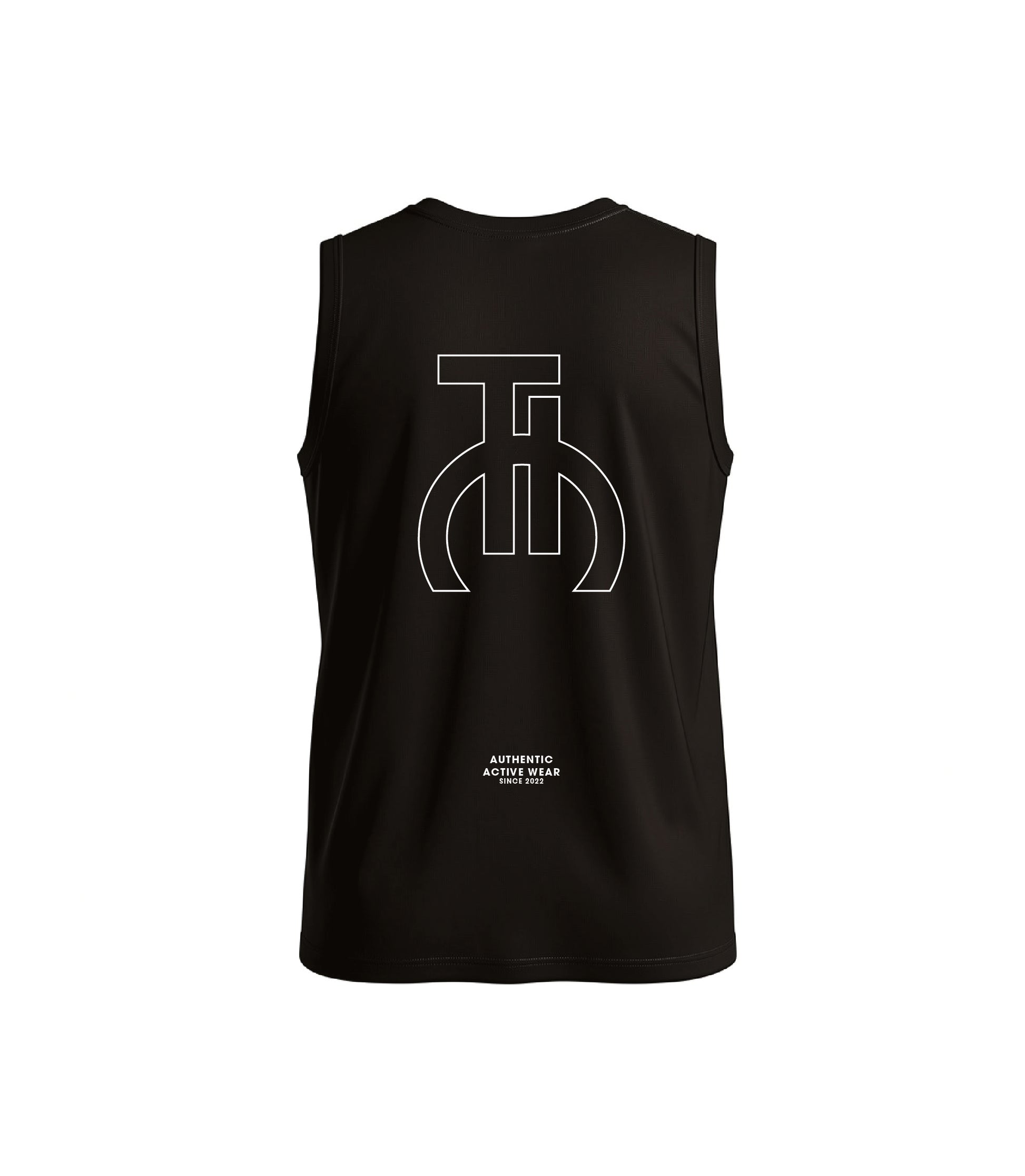 Talk is Cheap Active Tank Top Herren schwarz, Rückansicht
