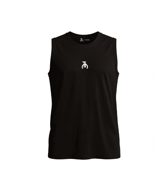 Talk is Cheap Active Tank Top Herren schwarz, Vorderansicht, Trainings-Tanktop